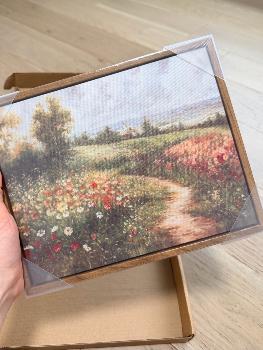 Framed Floral Meadow Wall Art